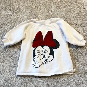 Zara 2-3t Minnie Mouse sweater dress